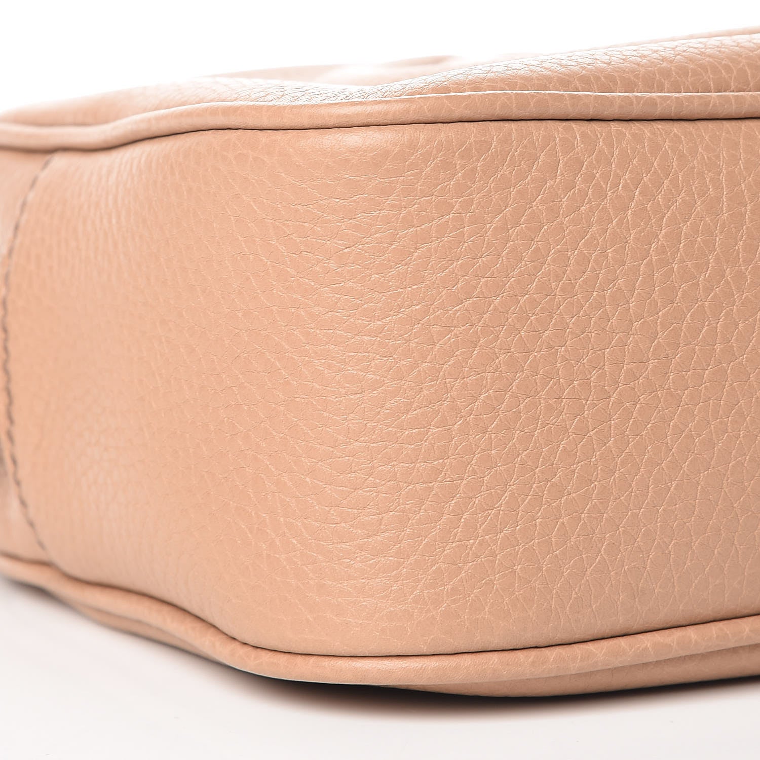 Gucci Pebbled Calfskin Small Soho Disco Bag Rose Beige 8 of 11