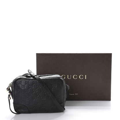 Gucci Guccissima Mini Bree Messenger Bag Black 13 of 13