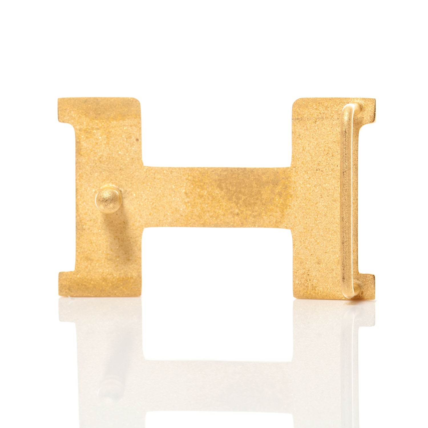 Hermes Thin Mini Reversible H Belt 78 Gold Black 6 of 6