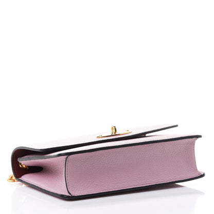 Mulberry Small Classic Grain Calfskin Small Darley Mocha Rose 3 of 4