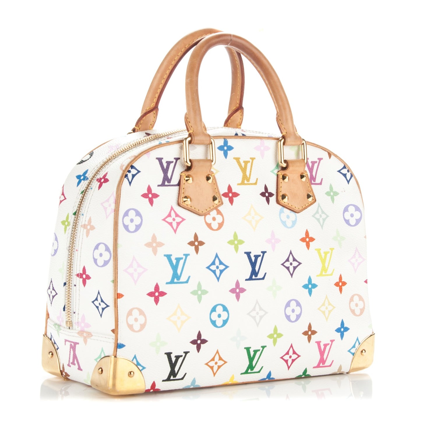 Monogram Multicolor Trouville White