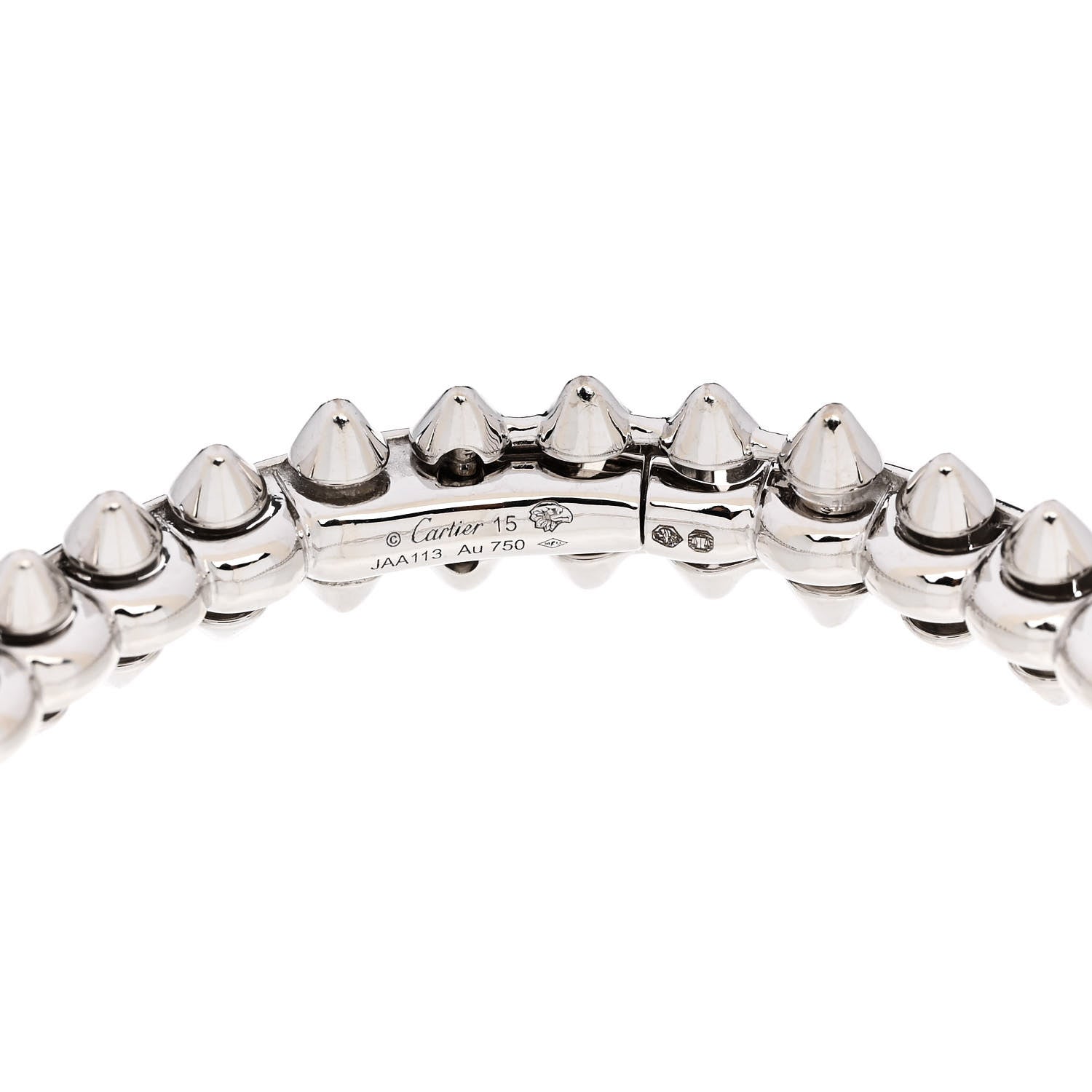 Cartier 18K White Gold Medium Clash De Cartier Bracelet 15 3 of 3