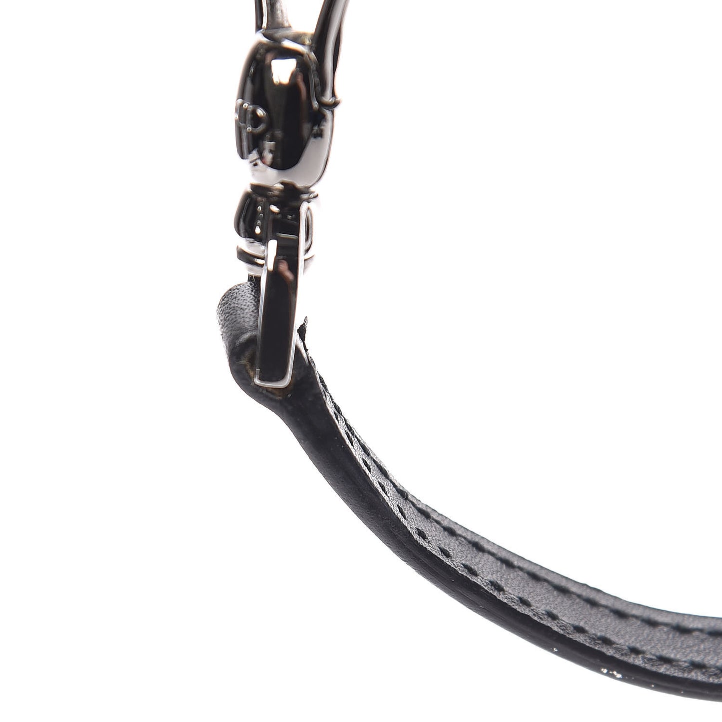 Monogram Mini Saddle Pochette Black