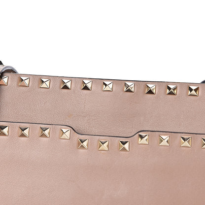 Valentino Garavani Vitello Rockstud Flip Lock Tote Alpaca 15 of 16