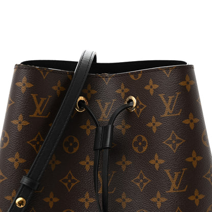 Louis Vuitton Monogram Neonoe MM Black 7 of 12