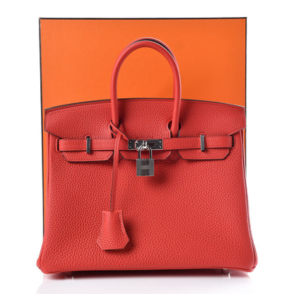 Hermes Togo Birkin 25 Rouge De Coeur 31 of 31