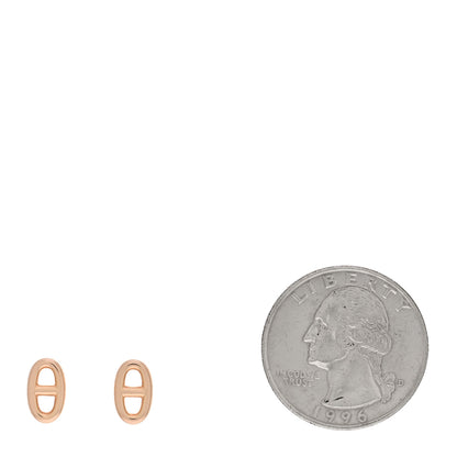 Hermes 18K Rose Gold TPM Farandole Stud Earrings 2 of 4