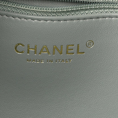 Chanel Caviar Quilted Large Classic Shopping Tote Light Green 6 of 11