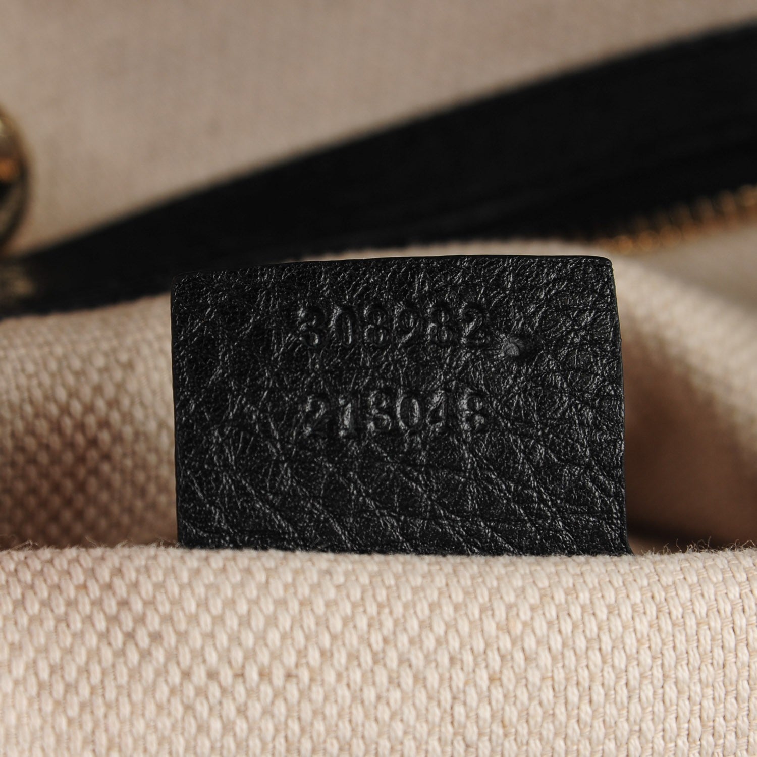 Gucci Pebbled Calfskin Medium Soho Chain Shoulder Bag Black 6 of 7