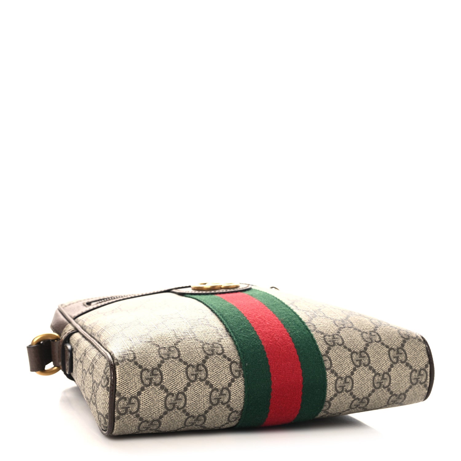 Gucci GG Supreme Monogram Web Small Ophidia Messenger Bag Brown 4 of 11