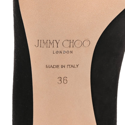 Jimmy Choo Suede Pointy Toe Romy 60 Pumps 36 Brown 8 of 8