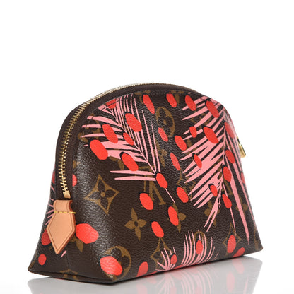 Louis Vuitton Monogram Jungle Dots Cosmetic Pouch Sugar Pink Poppy 3 of 6