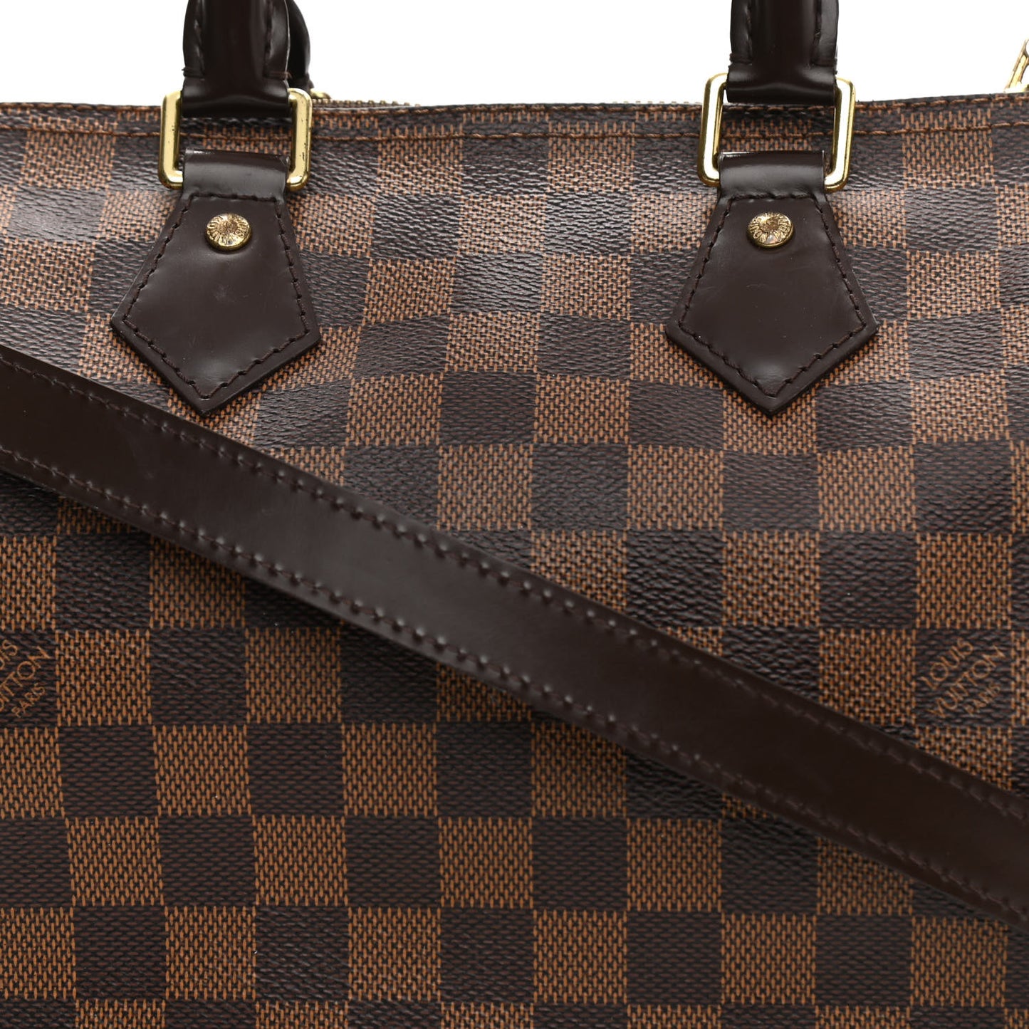 Damier Ebene Speedy Bandouliere 25