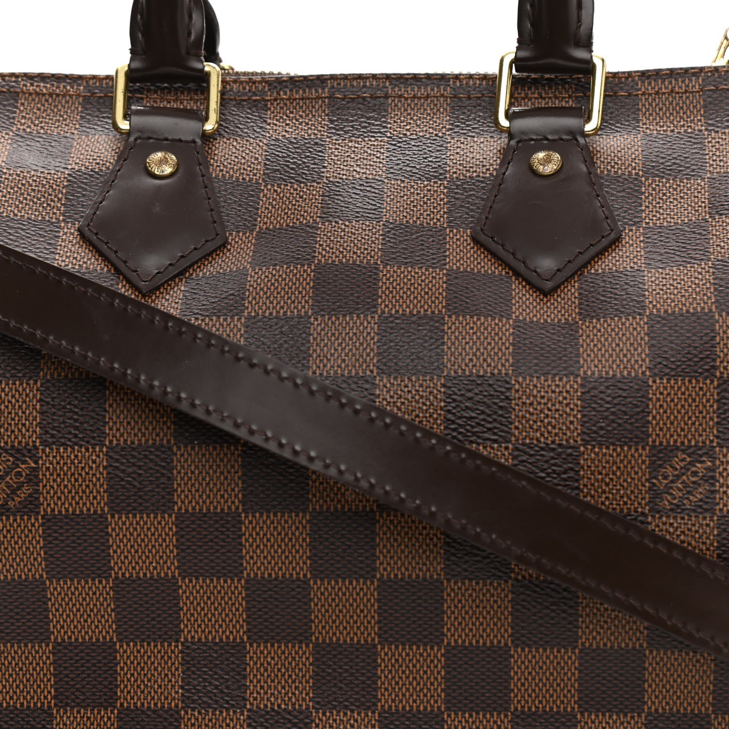 Louis Vuitton Damier Ebene Speedy Bandouliere 25 9 of 18