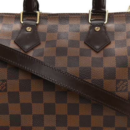 Louis Vuitton Damier Ebene Speedy Bandouliere 25 9 of 18