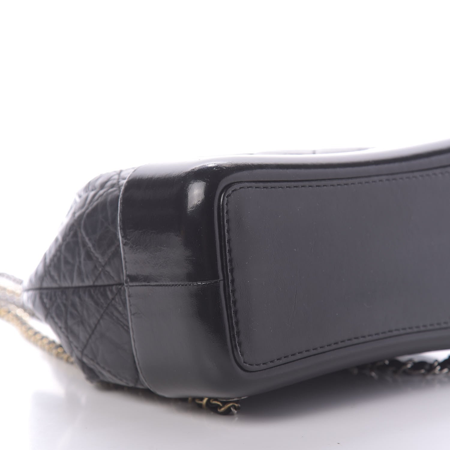 Chanel Aged Calfskin Quilted Small Gabrielle Backpack Black 5 of 10