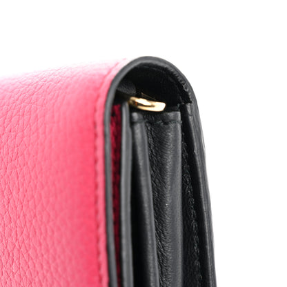 Alexander McQueen Pebbled Calfskin Skull Wallet on Chain Pink 11 of 11