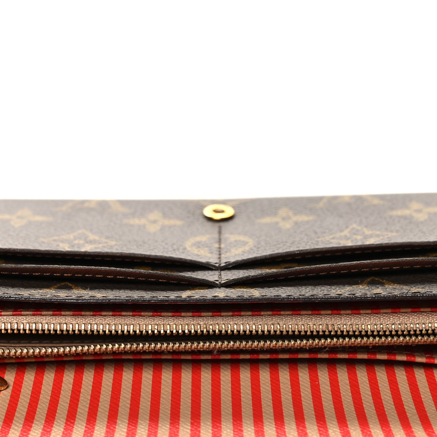 Monogram Trunks and Locks Sarah Wallet