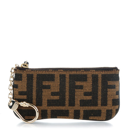 Fendi Zucca Coin Pouch Key Case Tobacco 1 of 6