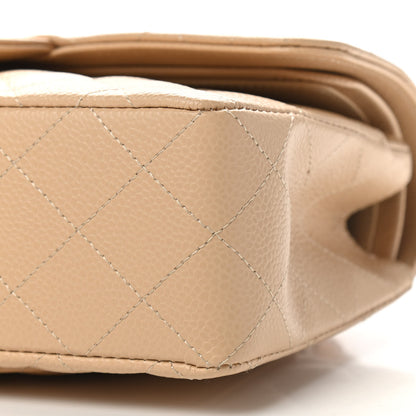 Chanel Caviar Quilted Small Double Flap Beige 9 of 9