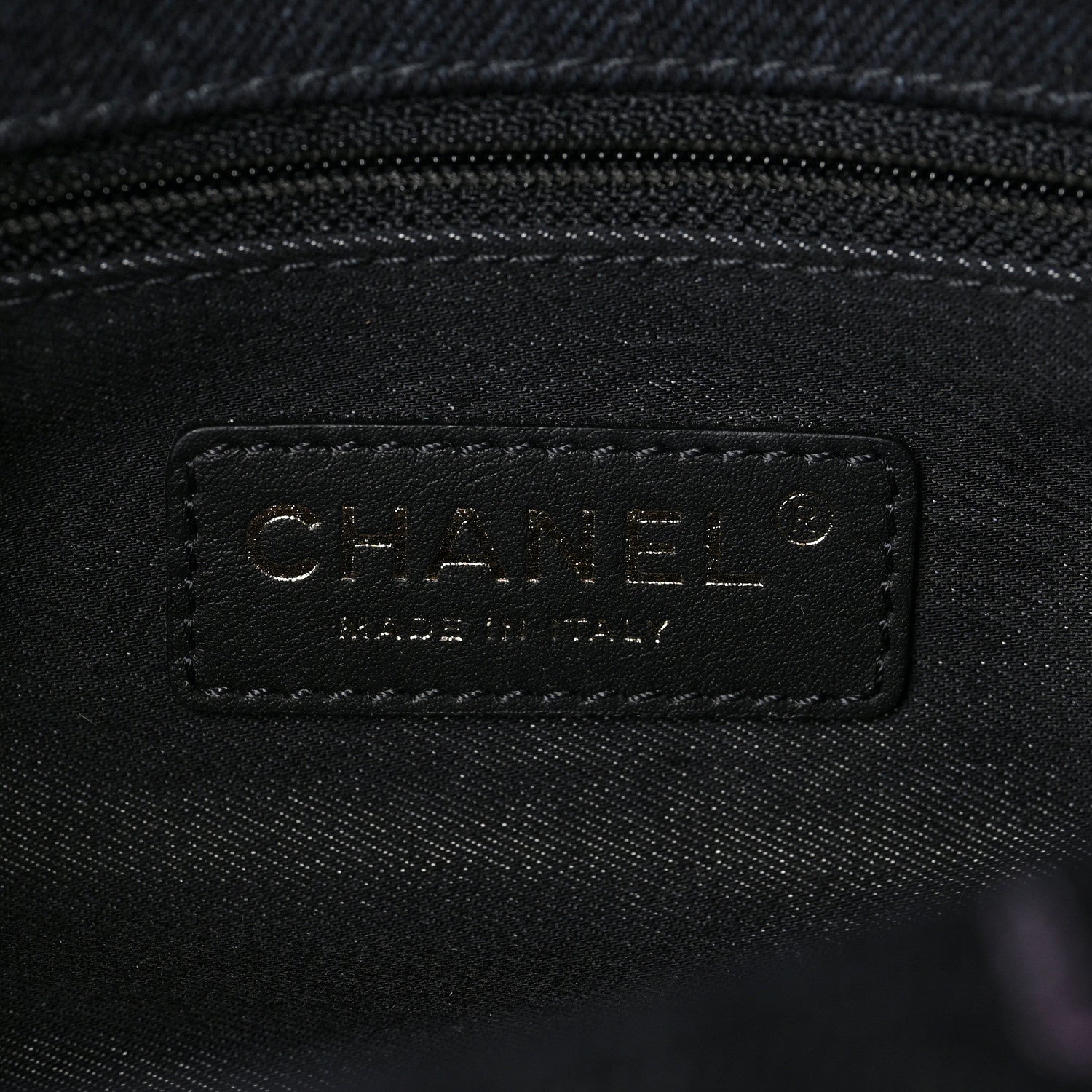 Chanel Denim Quilted Denim Mood Mini Rectangular Flap Black Multicolor 6 of 9