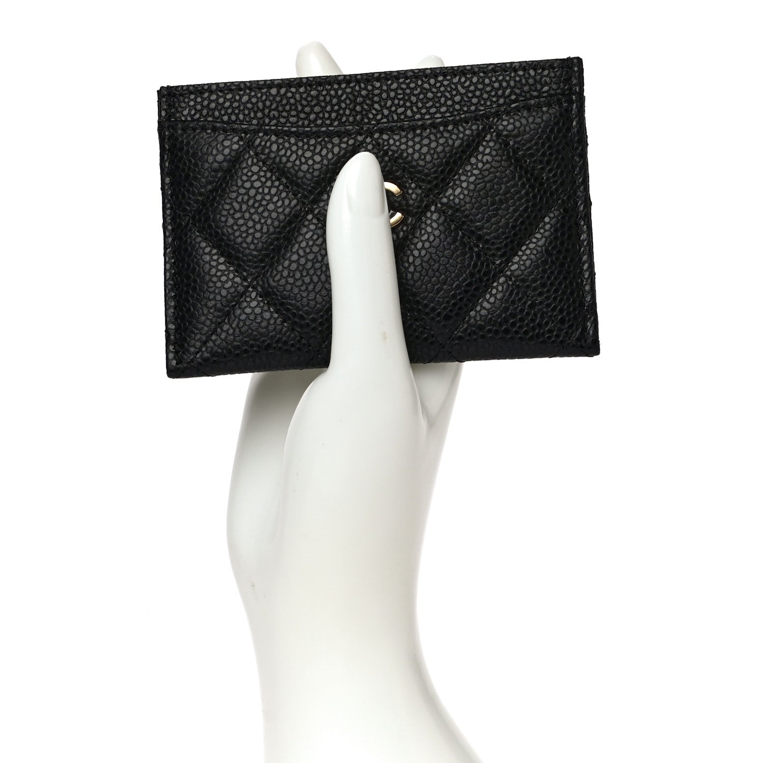 Chanel Caviar Quilted Card Holder Black 2 of 12