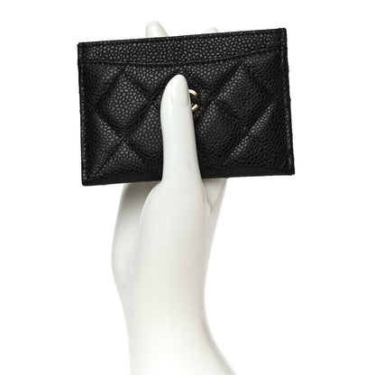 Chanel Caviar Quilted Card Holder Black 2 of 12