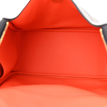 Hermes Swift Verso Lindy 26 Bleu Indigo Orange Poppy 5 of 10