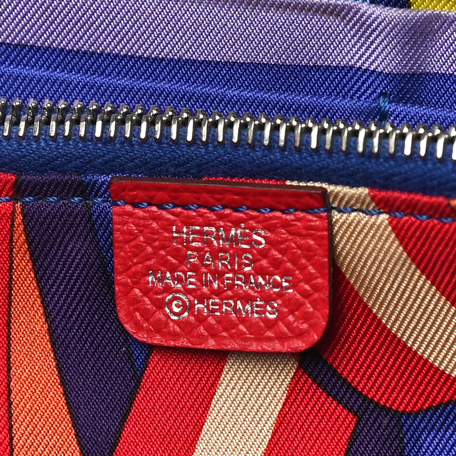 Hermes Epsom Silk'In Wallet Bougainvillea 6 of 15