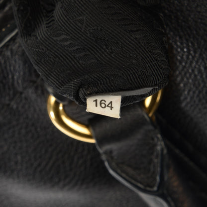 Prada Vitello Daino Shoulder Bag Nero Black 8 of 8