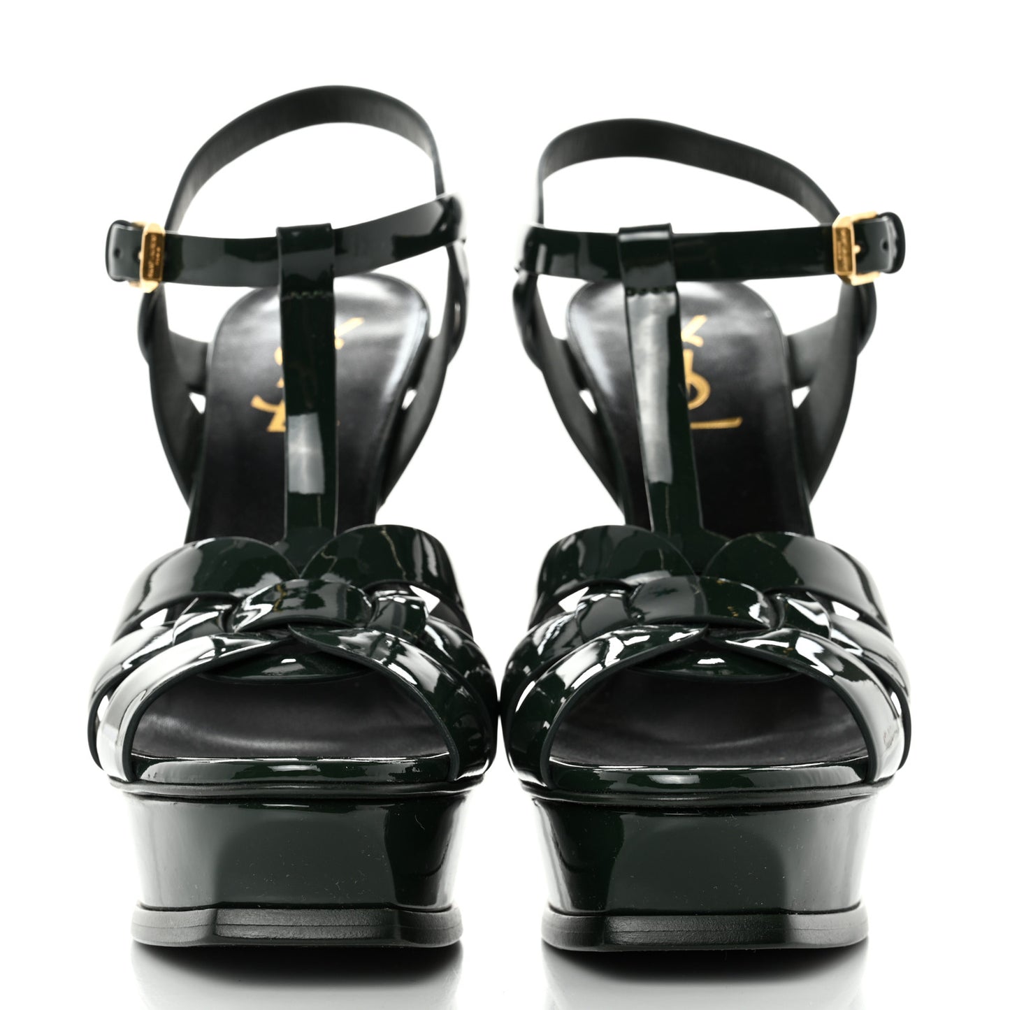 Patent Tribute 105 Platform Sandals 36.5 Green