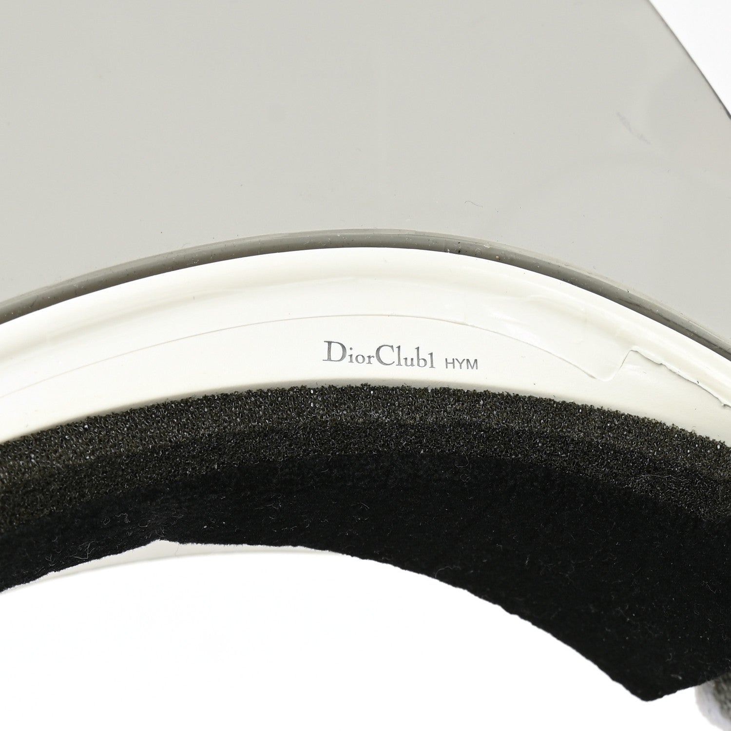 Christian Dior Mirrored DiorClub1 Sun Visor Grey 7 of 7