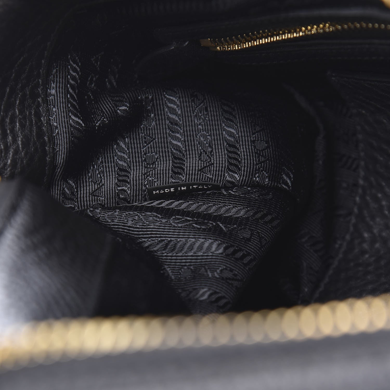 Prada Vitello Daino Shopping Satchel Black 7 of 14