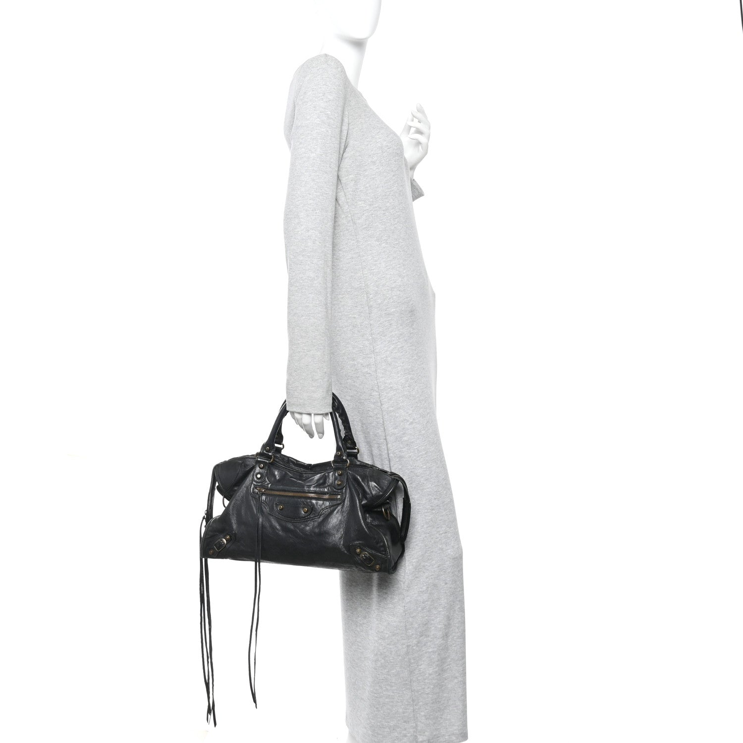 Balenciaga Agneau Classic Hardware City Black 2 of 13