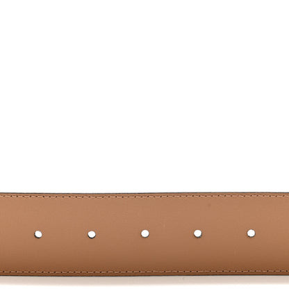 Gucci Azalea Calfskin Enamel Monochrome Double G 40mm Belt 70 28 Camelia 4 of 6