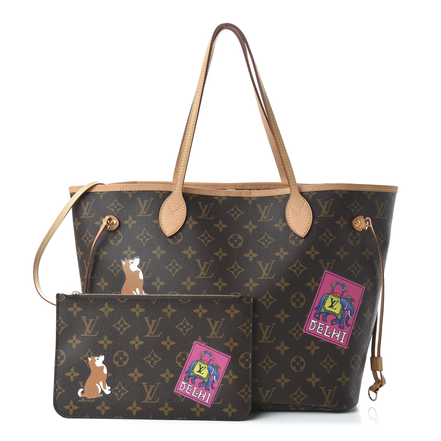 Louis Vuitton Monogram World Tour Neverfull MM 1 of 10