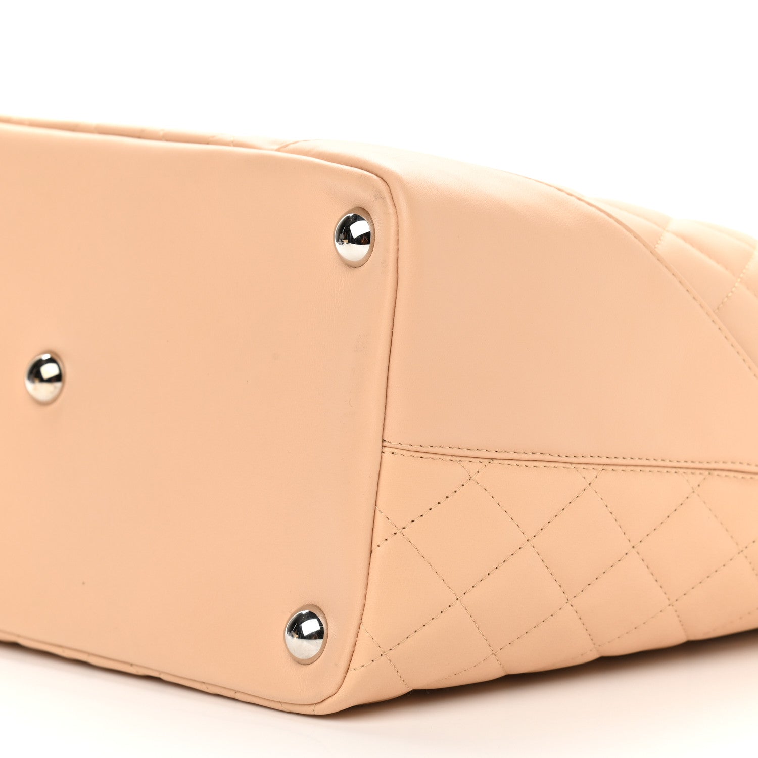 Chanel Calfskin Quilted Large Cambon Tote Beige 8 of 10