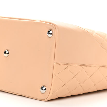 Chanel Calfskin Quilted Large Cambon Tote Beige 8 of 10