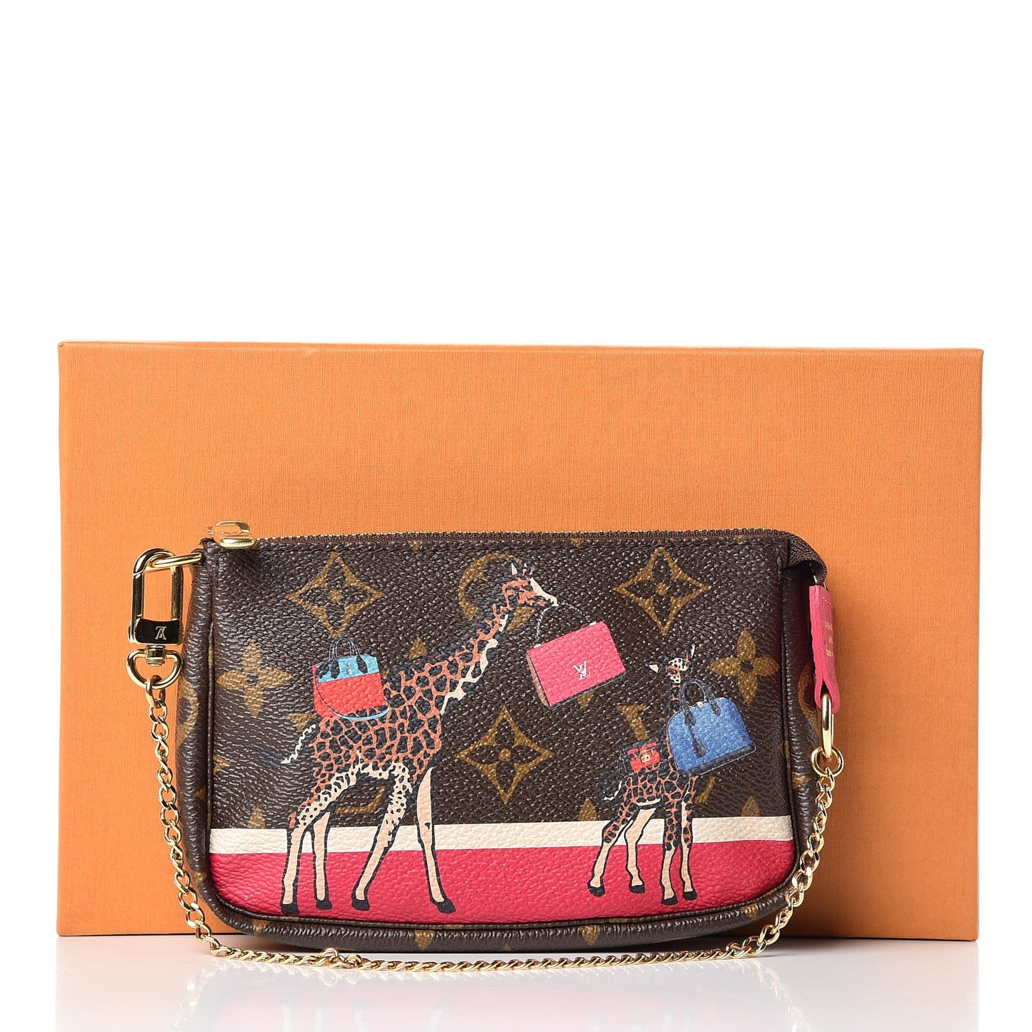 Monogram 2017 Christmas Animation Mini Pochette Accessories