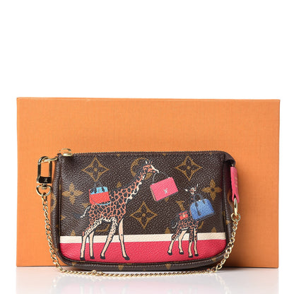 Louis Vuitton Monogram 2017 Christmas Animation Mini Pochette Accessories 8 of 8