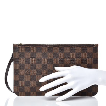 Louis Vuitton Damier Ebene Neverfull MM GM Pochette 2 of 6