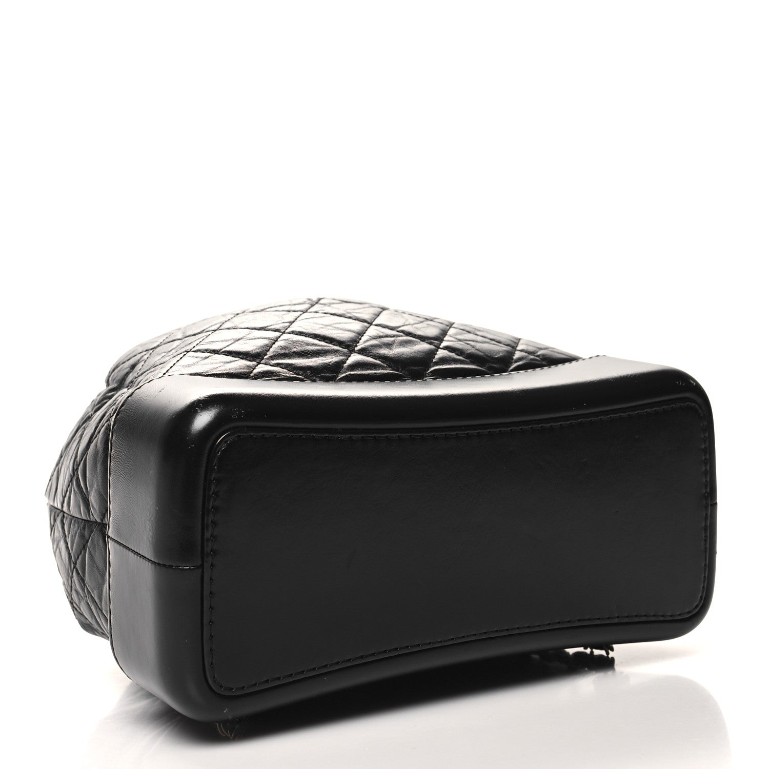 Chanel Aged Calfskin Quilted Gabrielle Backpack Black 4 of 14
