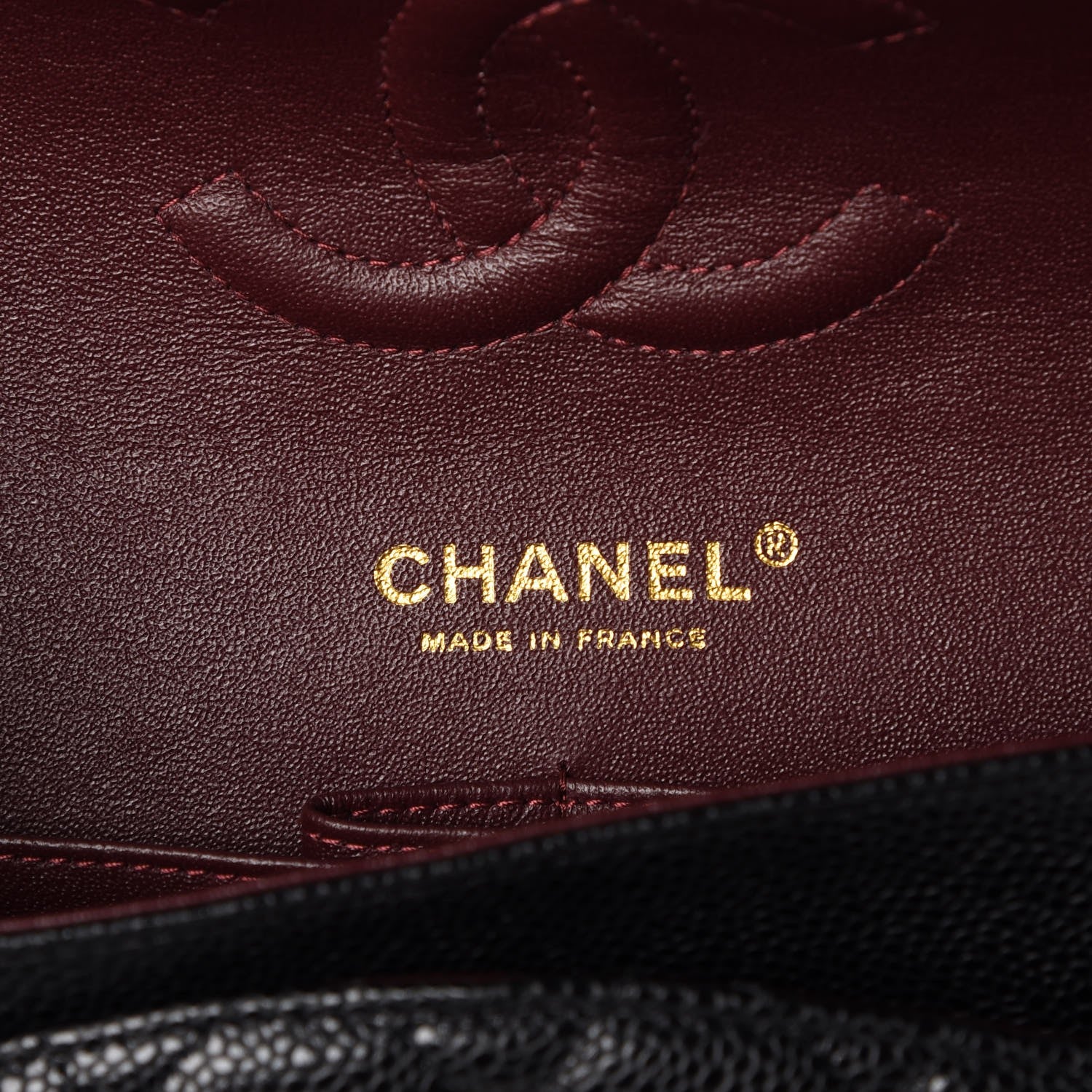 Chanel Caviar Quilted Medium Double Flap Black 7 of 9