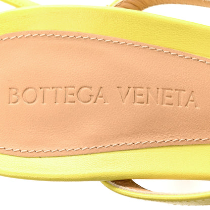 Bottega Veneta Lambskin Stretch Multi Strap 90mm Sandals 39 Pear 8 of 9