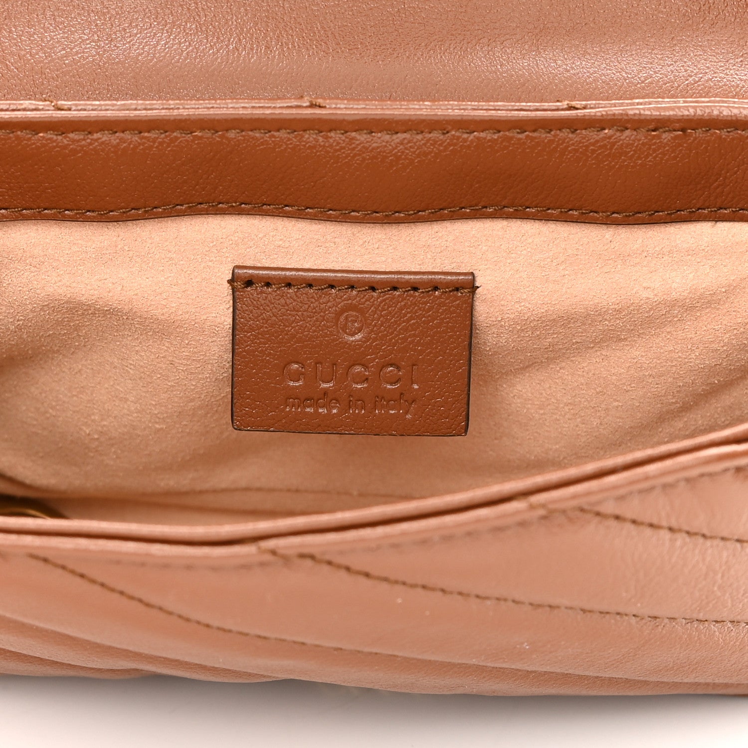 Gucci Azalea Calfskin Matelasse Diagonal Super Mini GG Marmont Shoulder Bag Cuir 6 of 12