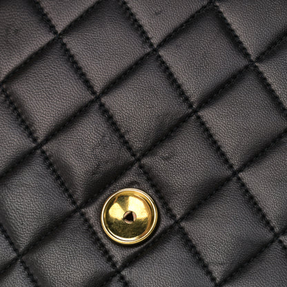 Chanel Lambskin Quilted Small Single Flap Black 10 of 12