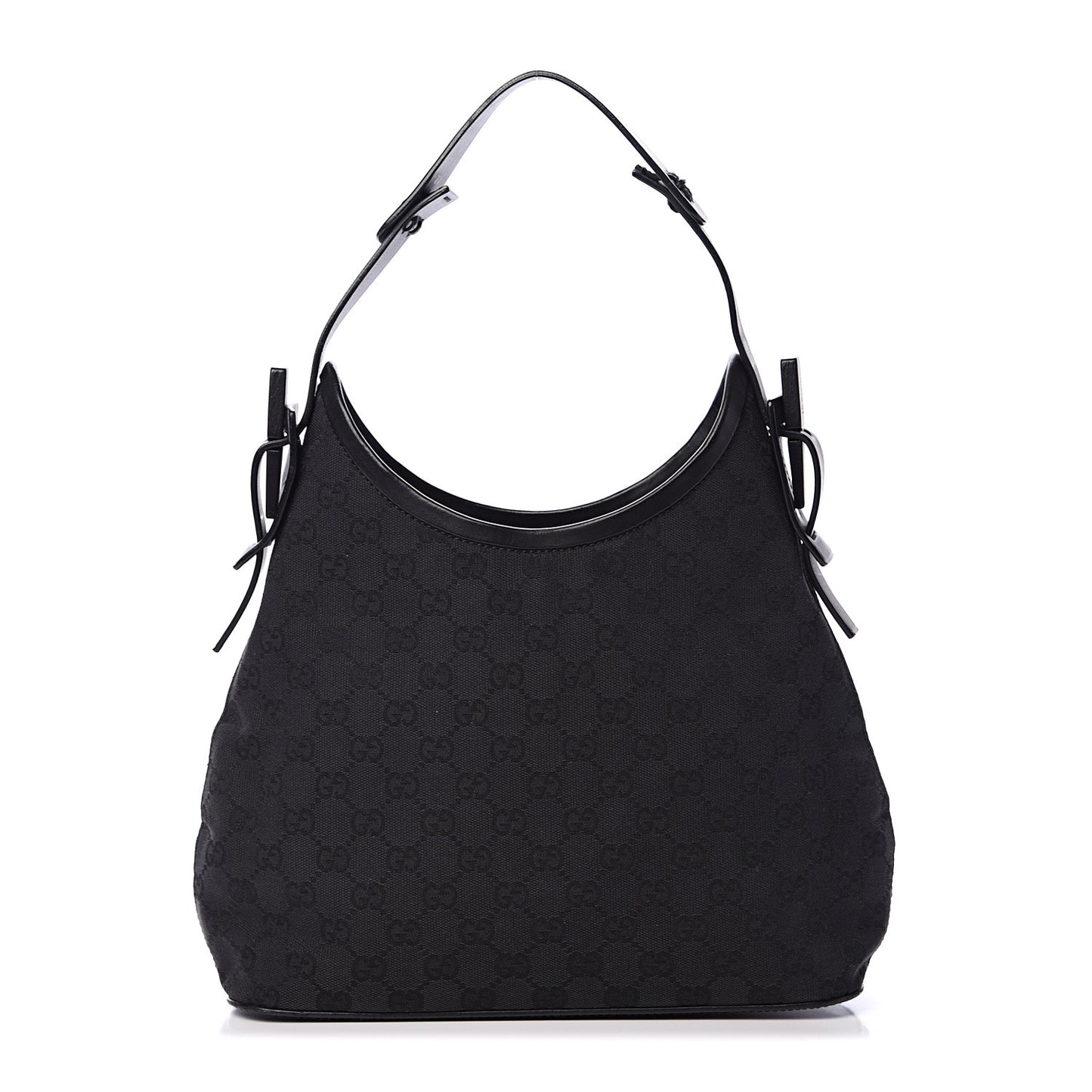 Monogram Small Hobo Black