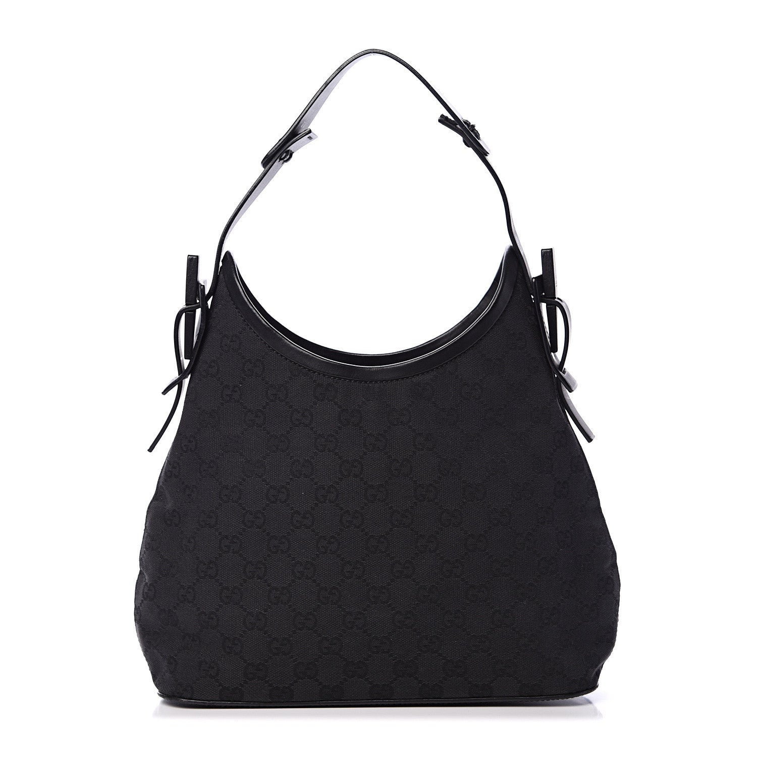 Gucci Monogram Small Hobo Black 1 of 9