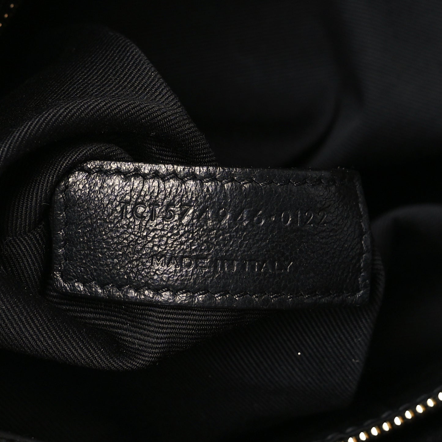 Calfskin Y Quilted Monogram Medium Loulou Chain Satchel Black