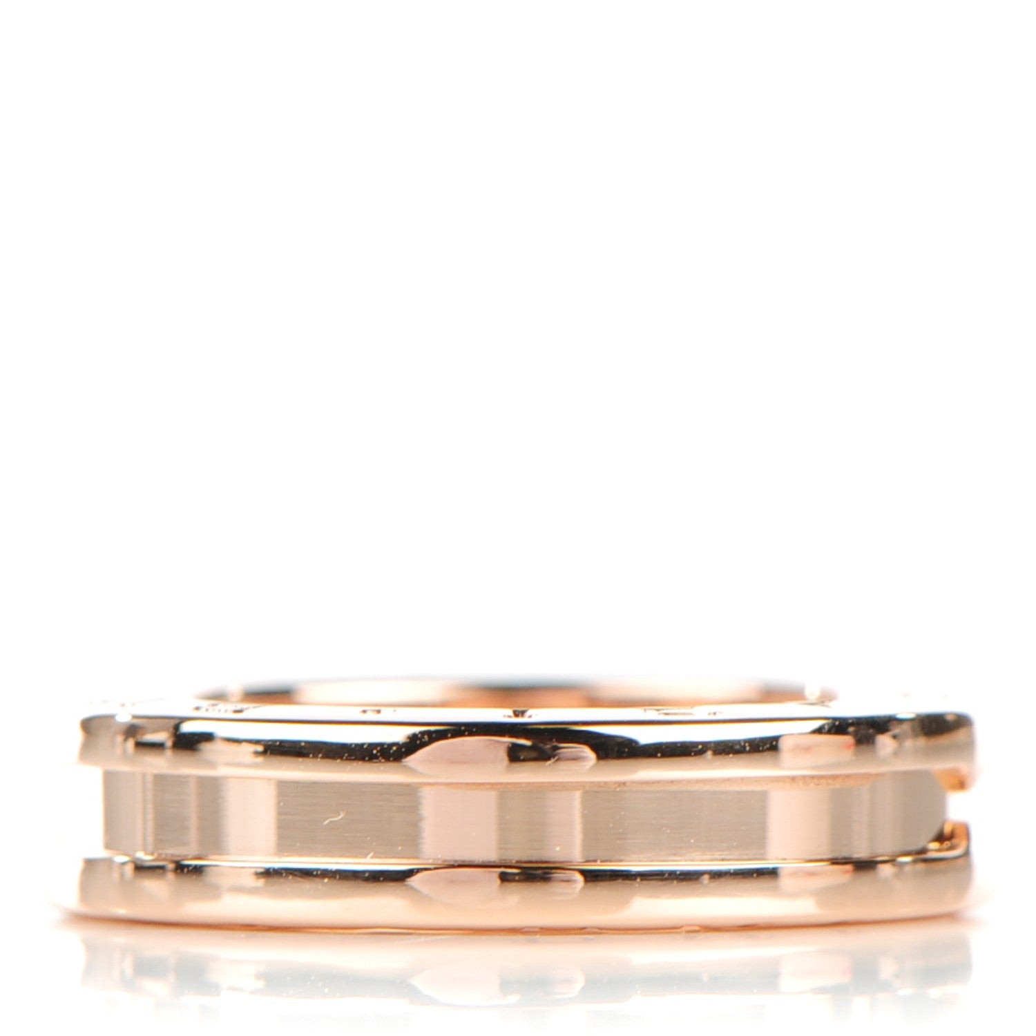 Bulgari 18K Rose Gold B.Zero1 Ring 49 4.75 1 of 6